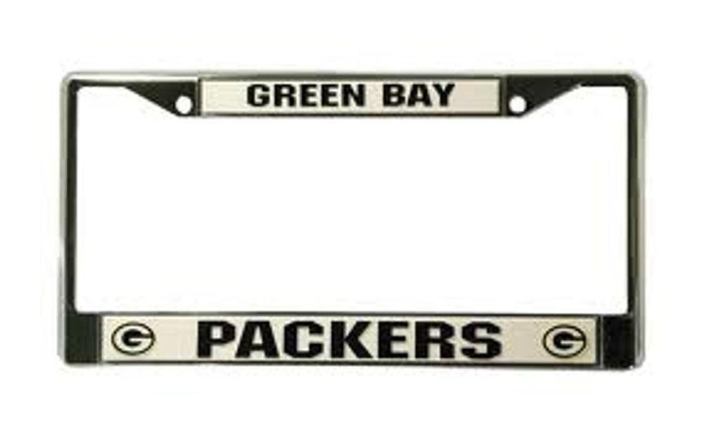 Green Bay Packers License Plate Chrome Frame