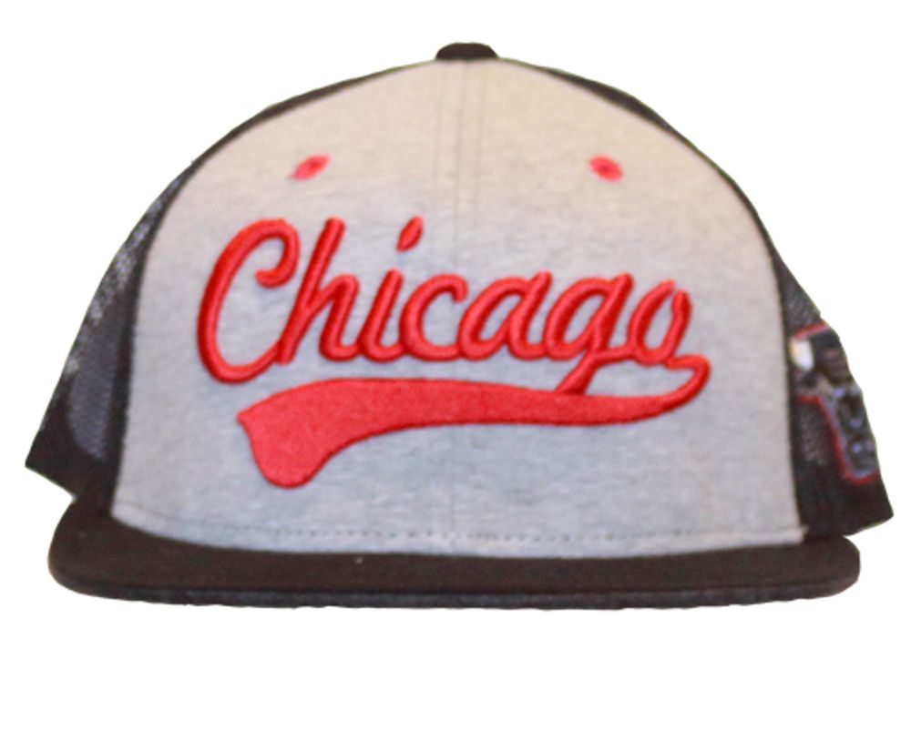 Chicago Bulls Black Cleanup Adjustable Cap