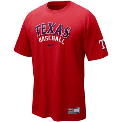 Texas Rangers Nike Practice T-Shirt Red