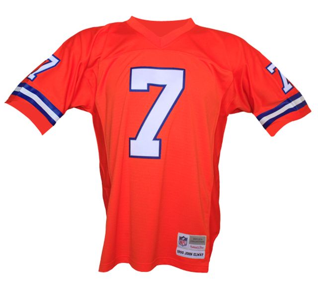 Mitchell & Ness John Elway White/Red AFC 1995 Pro Bowl Authentic Jersey