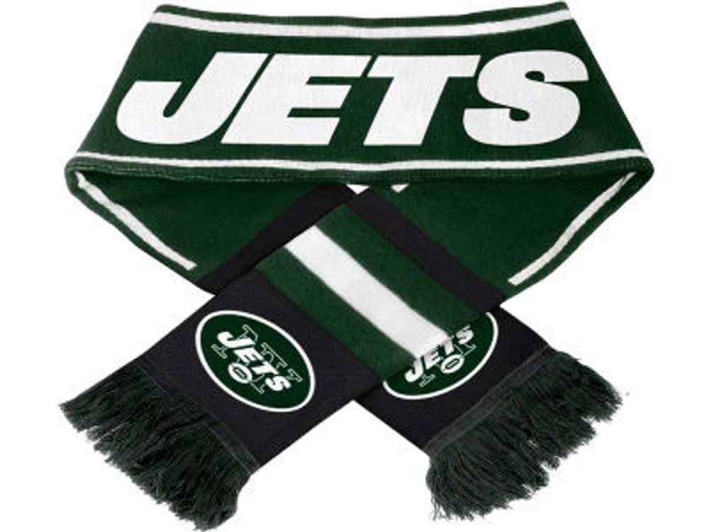 Sports Fever New York Jets Forever Collectables Wordmark Scarf