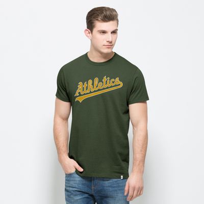 Outerstuff Youth Outerstuff Green Oakland Athletics Muscle V-Neck Tank Top