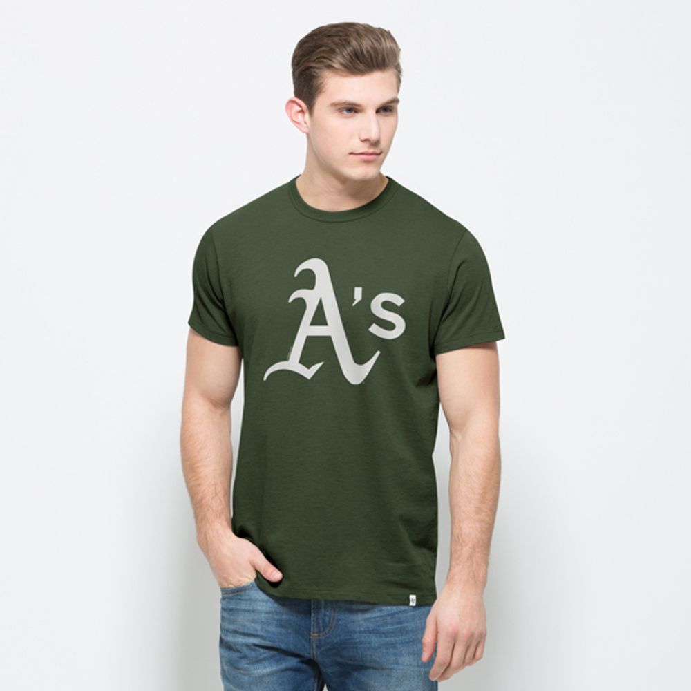 Nike Athletic Cut Men Oakland Athletics Short Sleeve T-shirt