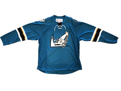 AHL San Jose Barracuda CCM Men's Premier Road Jersey - Teal