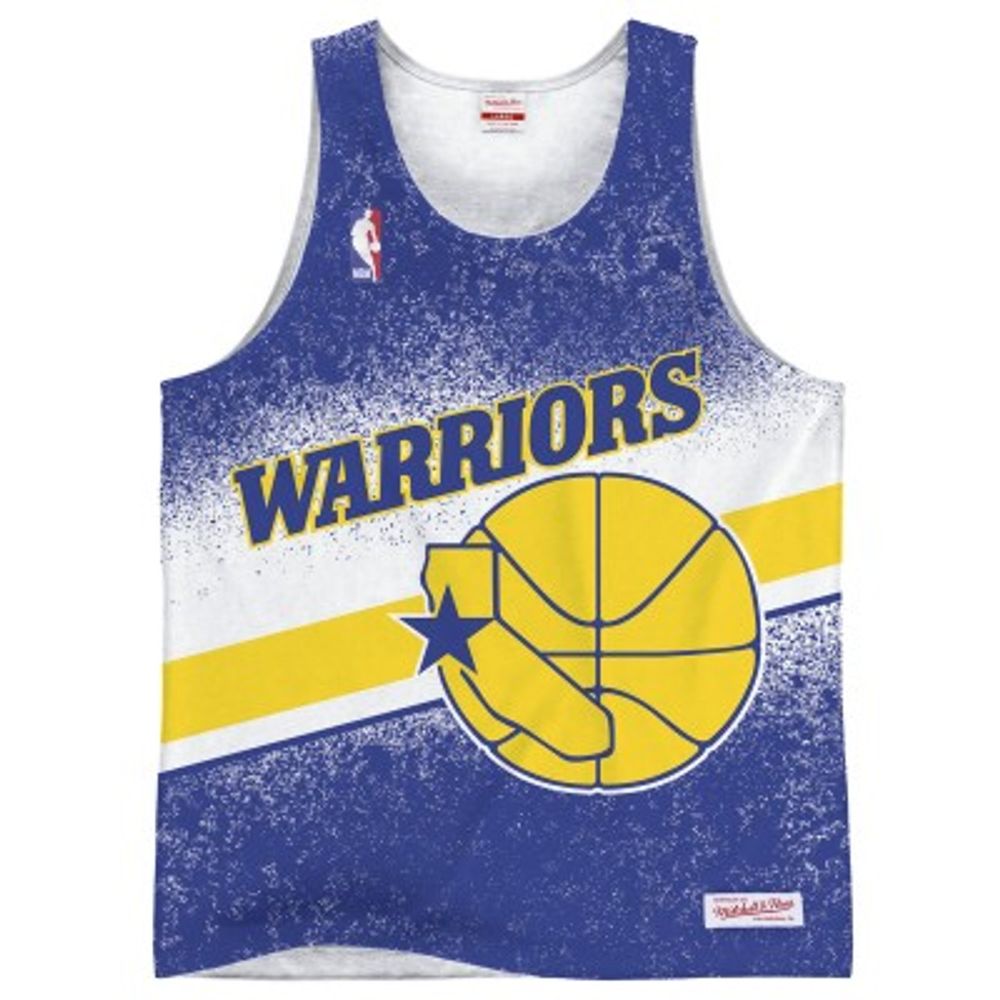 Golden State Warriors Shot Clock Mitchell & Ness Tank Top