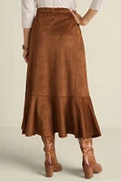 Faux Suede Skirt