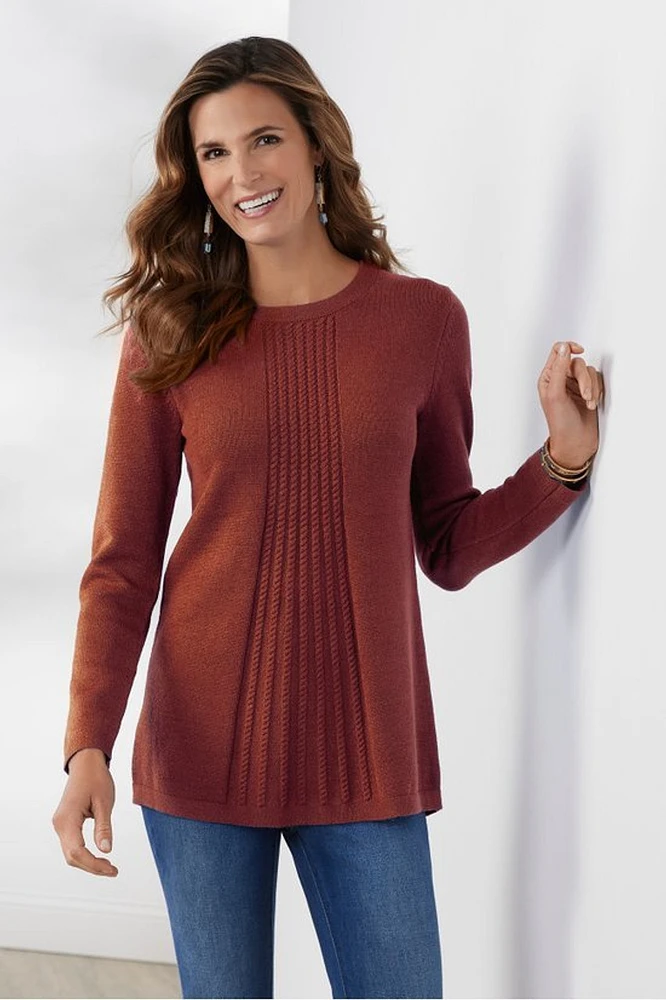 Priscilla Pullover Tunic Sweater