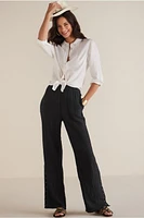 Oceo Gauze Wide-Leg Pants