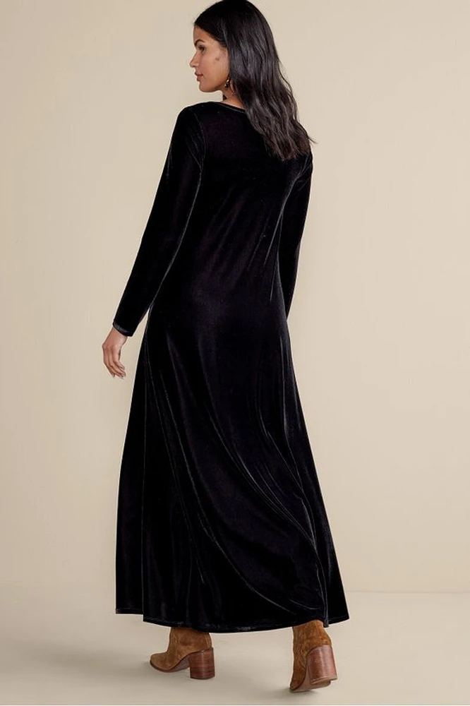 Santiago Stretch Velvet Dress