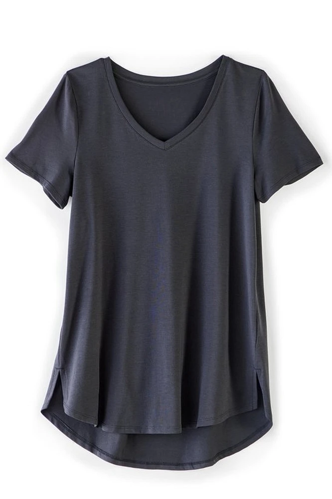 Soft Essential Supima Isabel Short Sleeve Tunic