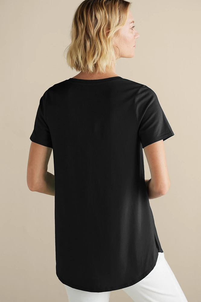 Soft Essential Supima Isabel Short Sleeve Tunic