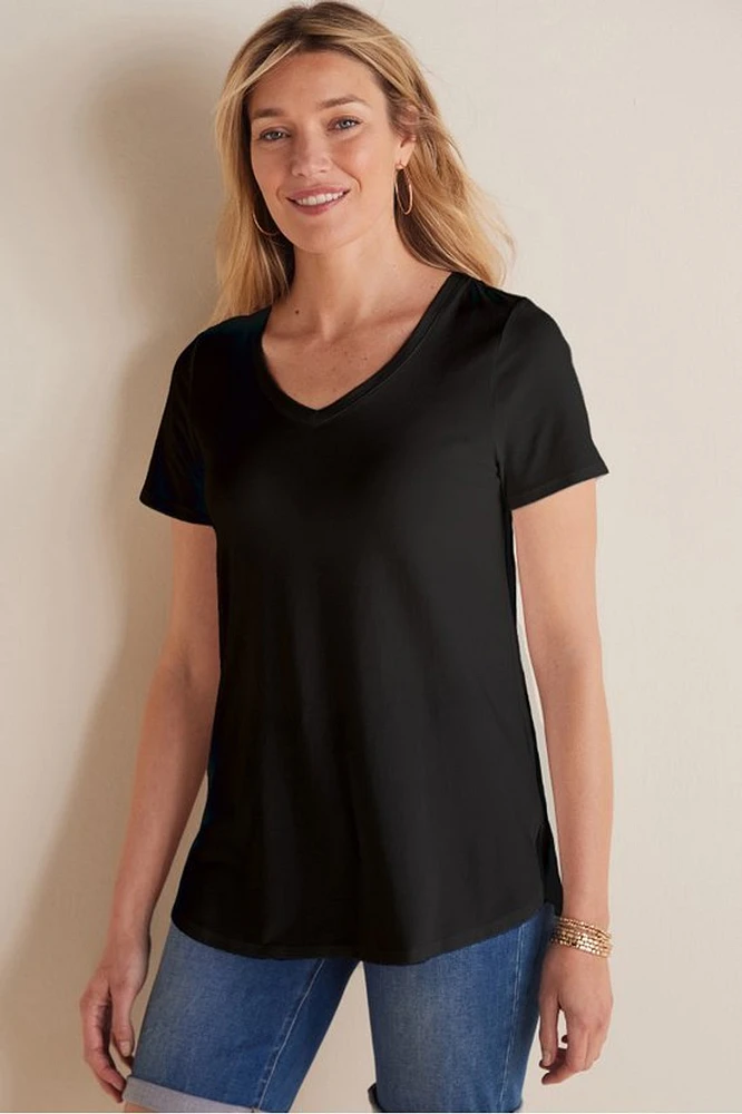 Soft Essential Supima Isabel Short Sleeve Tunic