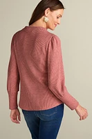 Melina Waffle Pullover