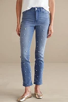 Ultimate Denim Pearl Straight Leg Jeans