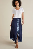 Adele Gauze Maxi Skirt