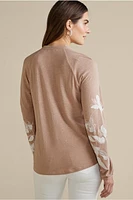 Alva Embroidered Knit Top