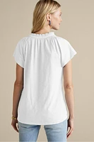 Loretta Supima Slub Tee