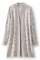 Ivy Shimmer Long Cardigan