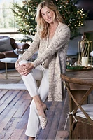 Ivy Shimmer Long Cardigan