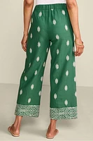 Lohara Linen Blend Crop Pants