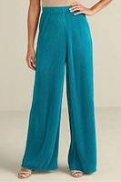 Cella Plisse Wide Leg Pants