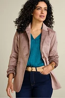 Breck Faux Suede Blazer