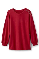 Siesta Soft Button Shoulder Tunic