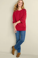 Siesta Soft Button Shoulder Tunic