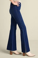 Ultimate Denim Slit Hem Flare Jeans