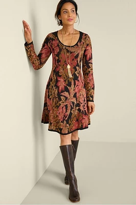 Nelia Jacquard Sweater Dress