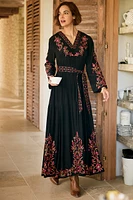 Onyx Embellished Maxi Dress