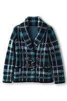 Alpine Plaid Sweater Coat