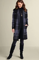 Posh Plaid Cardigan