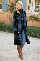 Posh Plaid Cardigan