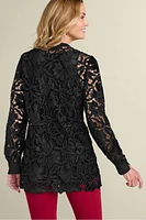 Candace Velvet Lace Tunic