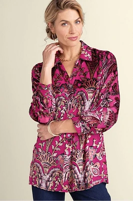 Bellarosa Velvet Tunic