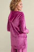 Dixie Velour Zip Hoodie Tunic