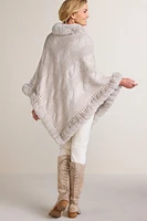 Alexi Cable Knit Poncho