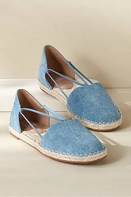 Eileen Fisher Lee Denim Stretch Espadrille