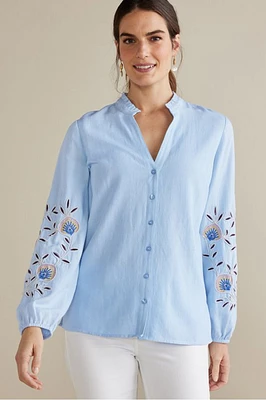 Titania Embroidered Top