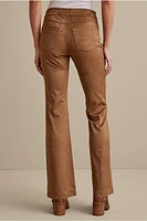 Faux Suede Bootcut Pants