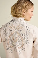 Kerala Embellished Natural Jacket