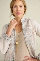 Kerala Embellished Natural Jacket