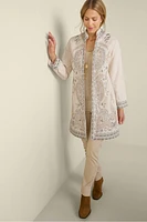 Kerala Embellished Natural Jacket