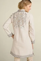 Kerala Embellished Natural Jacket