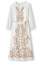 Kimora Embroidered Midi Dress