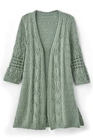 Calistoga Pointelle Cardigan