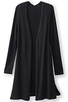 Soft Essential Ribbed Long Cardi