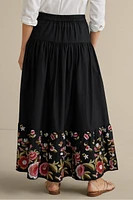 Cindi Embroidered Maxi Skirt