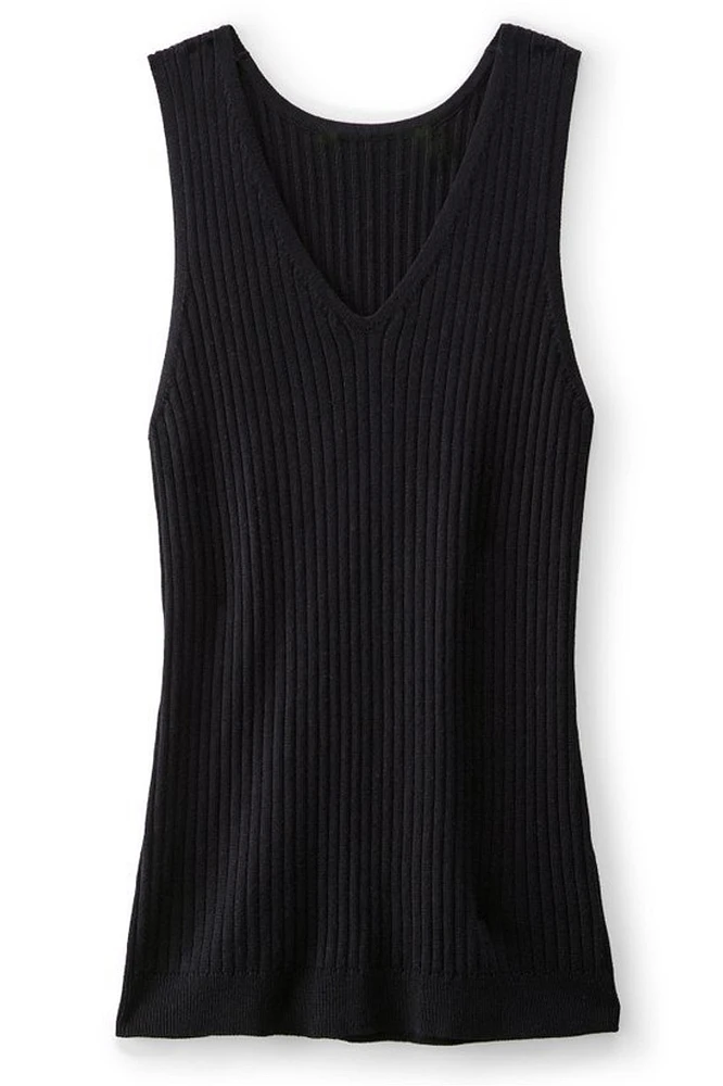 Soft Essential Ribbed Sweater Tank